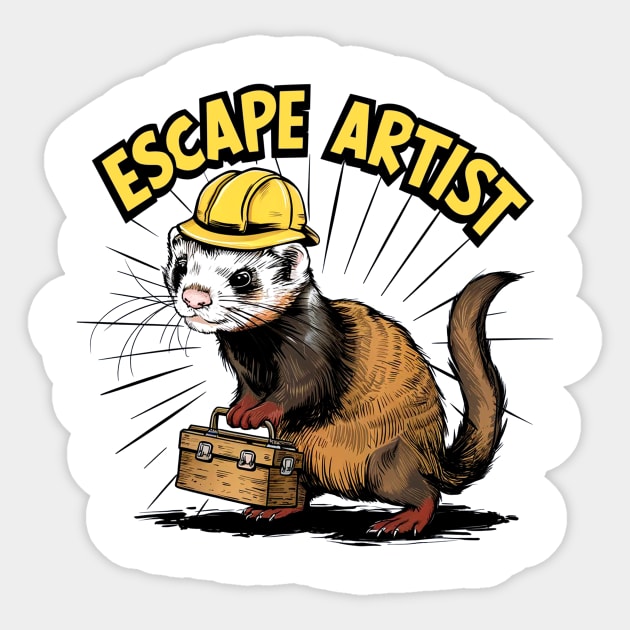 Escape artist cute Sticker by zoelewi